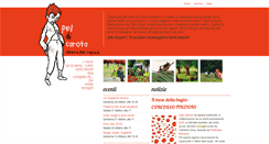 Desktop Screenshot of peldicarota.it